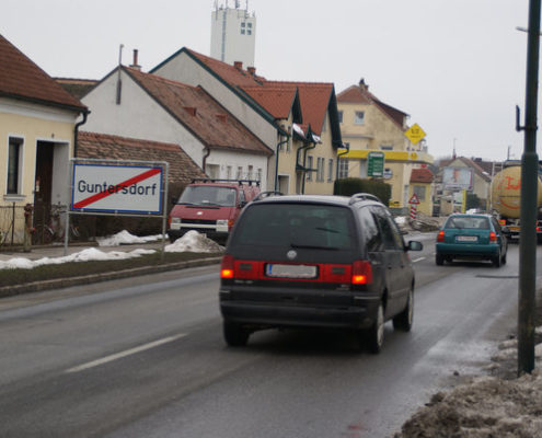 Straßenverkehr Guntersdorf